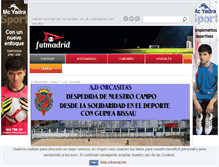 Tablet Screenshot of futmadrid.com